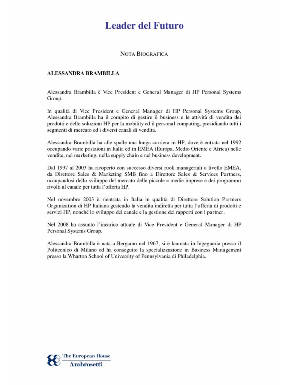 Nota biografica_Alessandra Brambilla