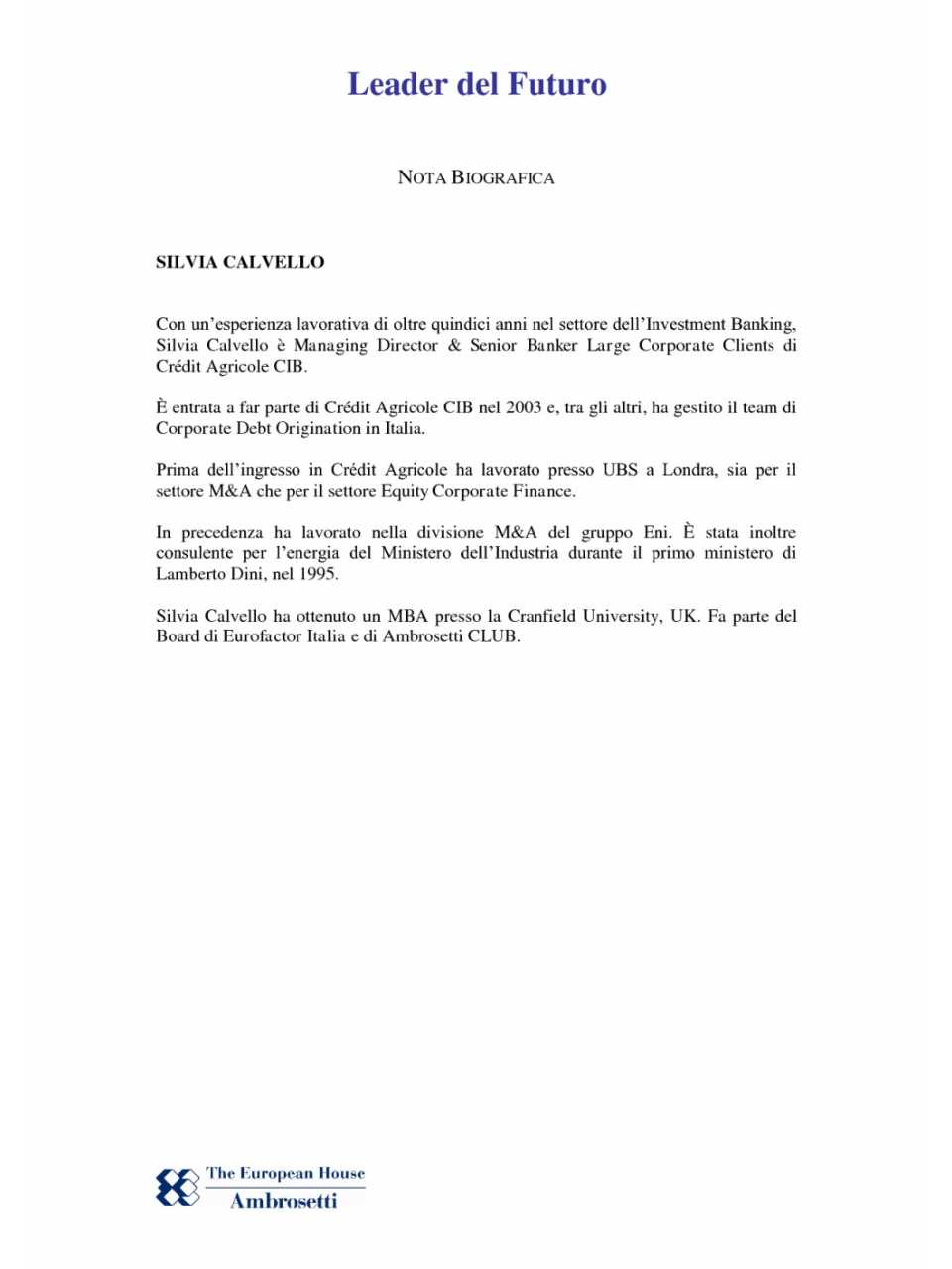 Nota biografica_Silvia Calvello