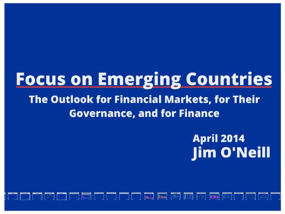 Focus on emerging countries