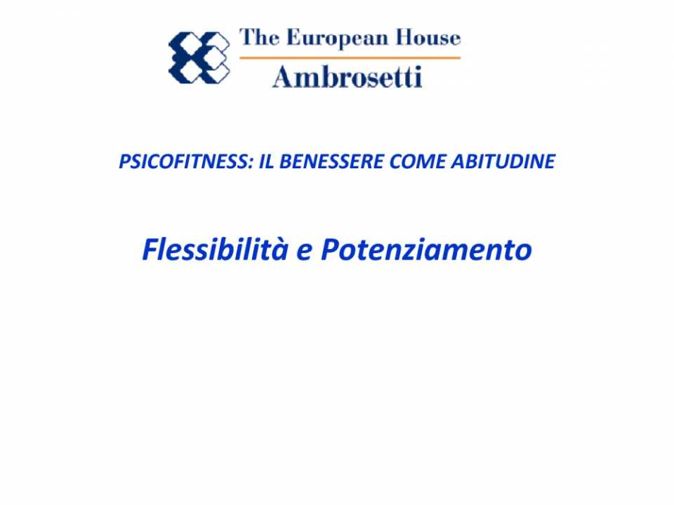 Presentazione_Flessibilità e Potenziamento