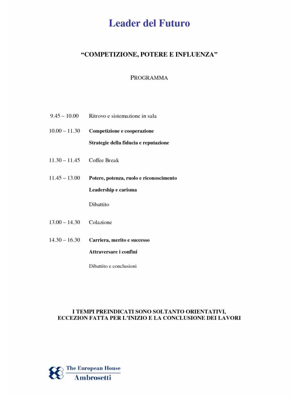 Programma_17 febbraio 2012
