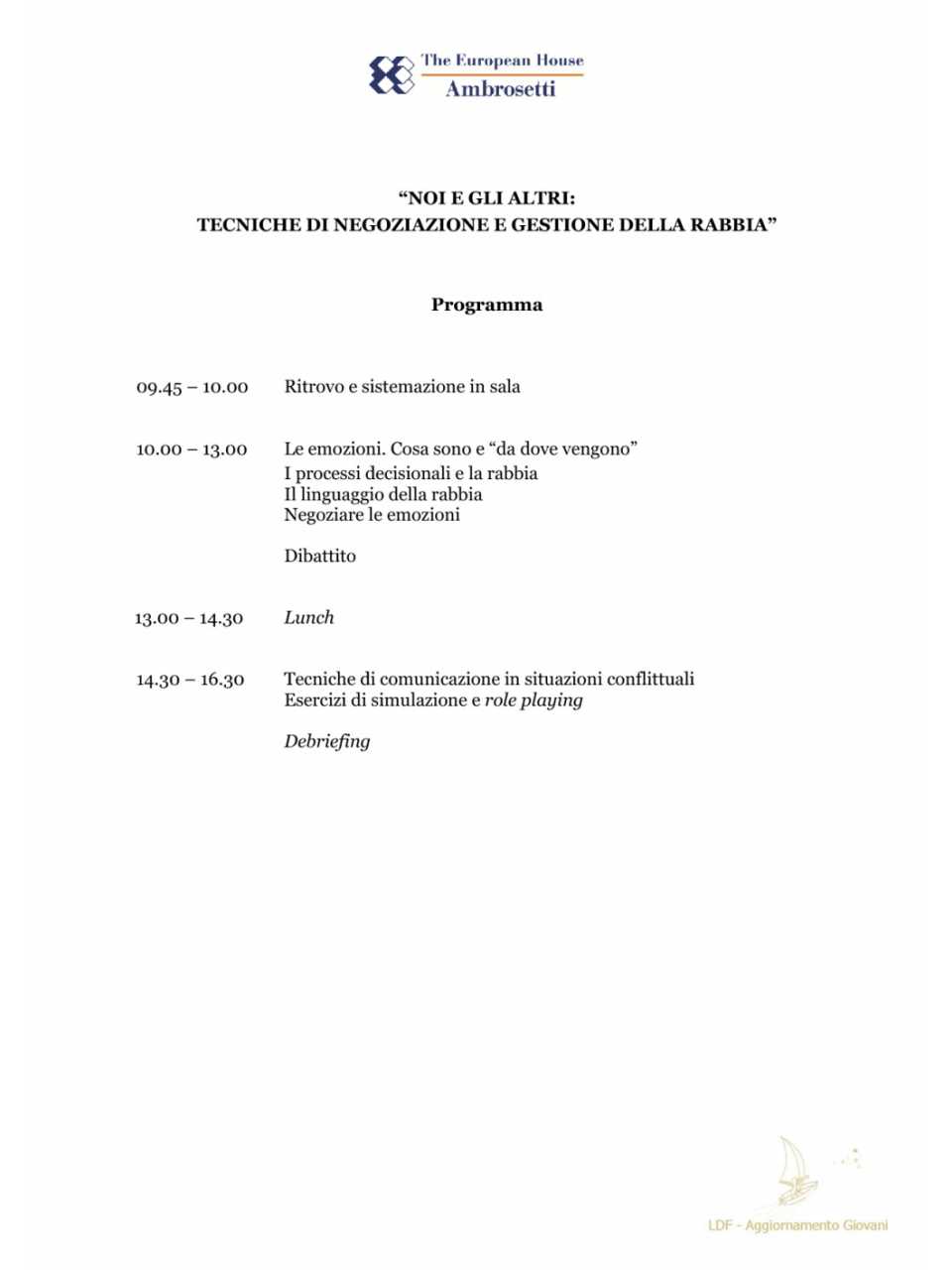 Programma