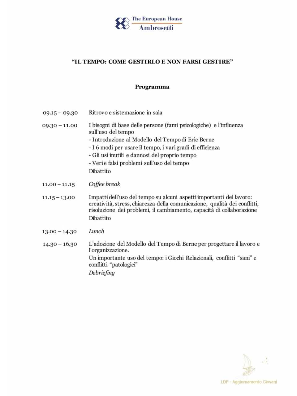 Programma