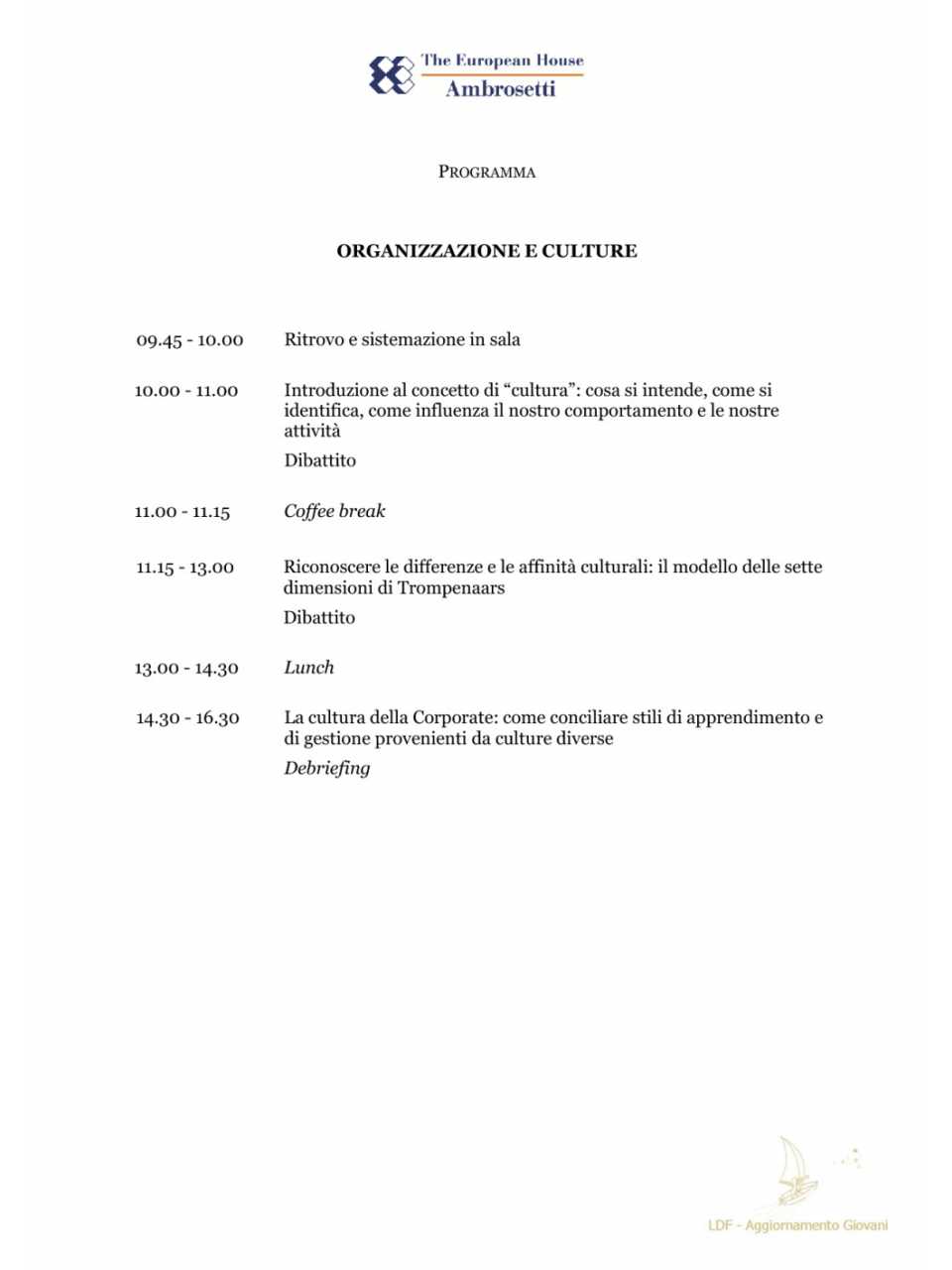 Programma