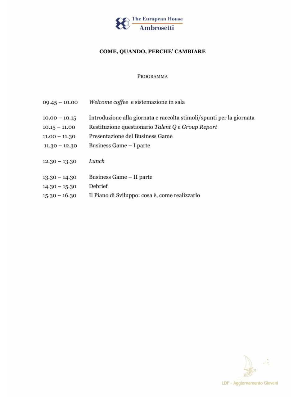 Programma