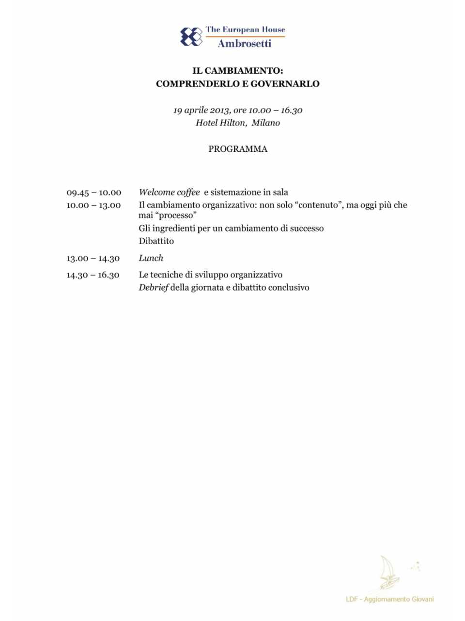 Programma