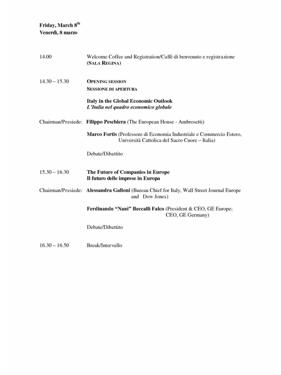 Programma