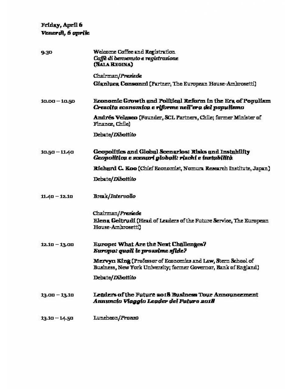 Programma