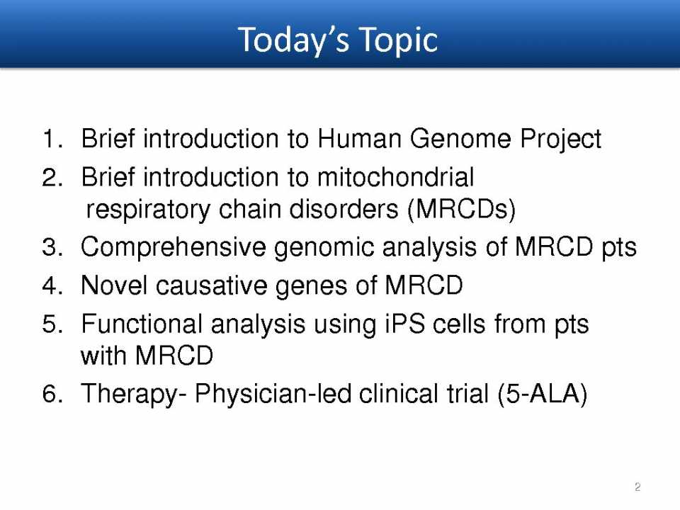 Clinical Sequencing-Approach towards Mitochondrial Diseases