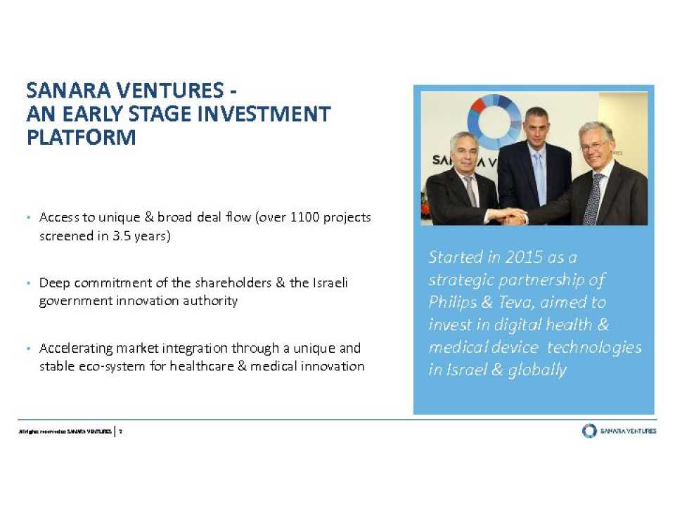Presentazione di Sanara Ventures