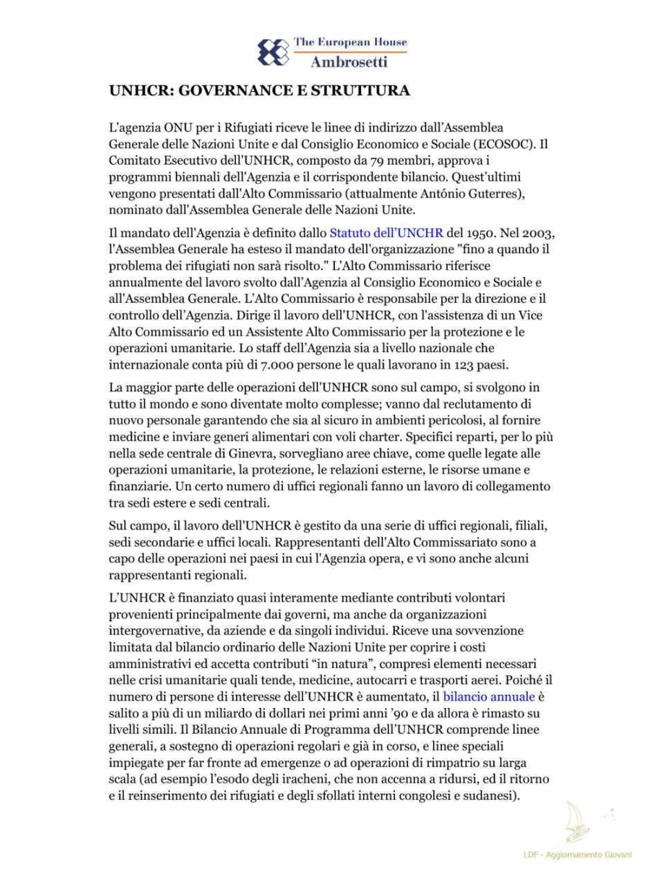 <cite></cite><data><small>VIAGGIO<br></small></data>
UEFA, CERN e altre organizzazioni internazionali: <i>governance<i>, modelli organizzativi, sfide globali