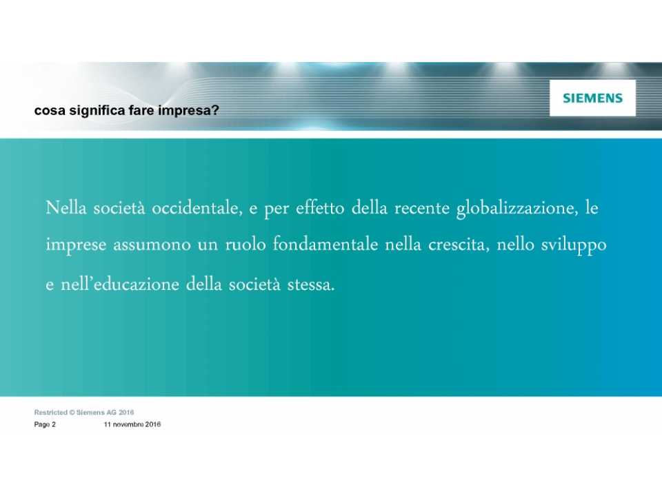 L'uomo e l'impresa