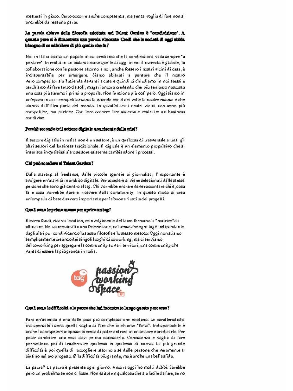 Talent Garden: Intervista a Davide Dattoli