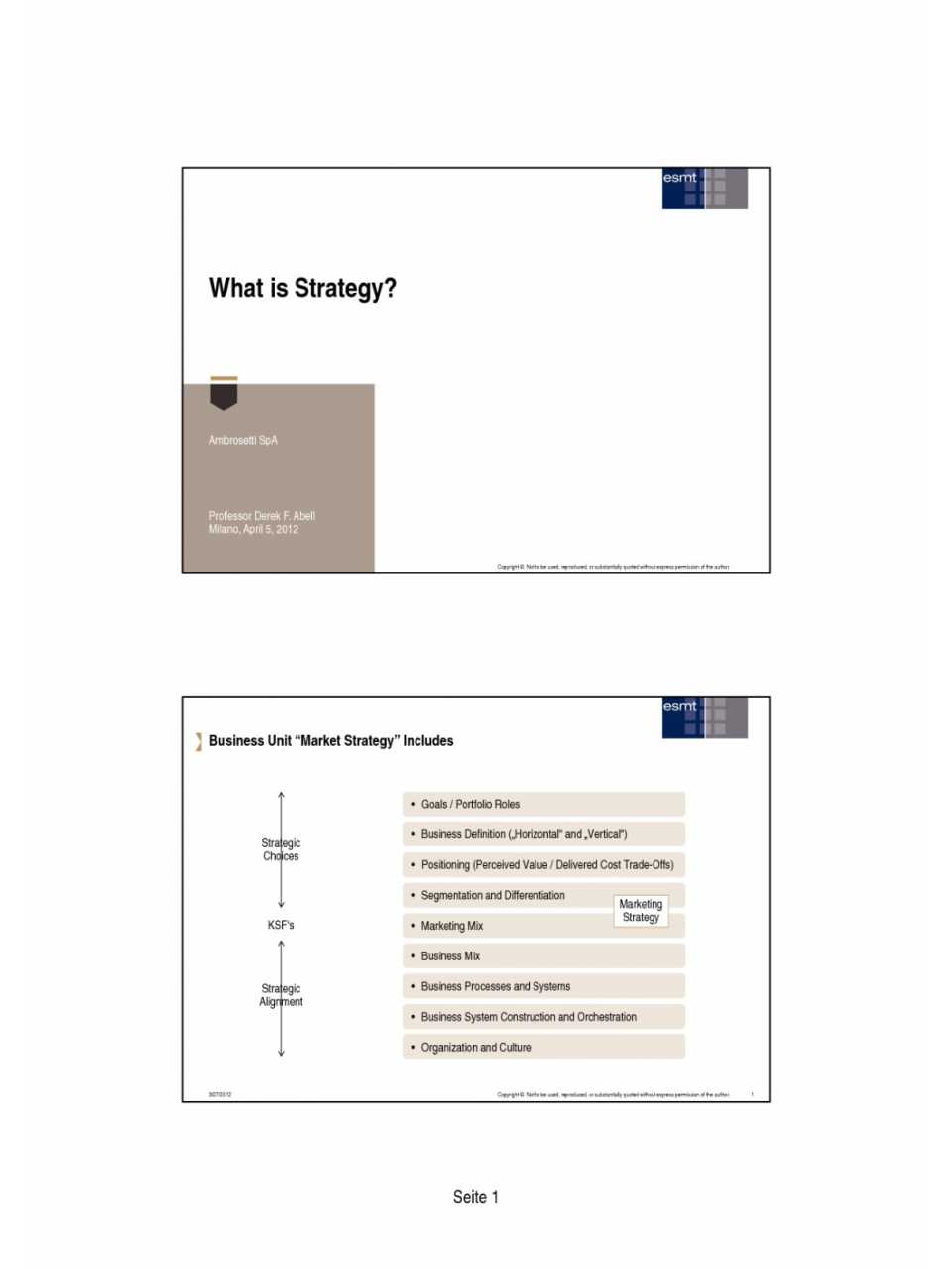 What is strategy?