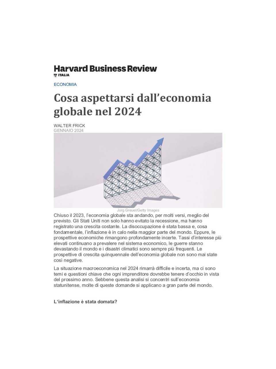 IN PRESENZA
Incontro Leader del Futuro in occasione del Workshop “Lo Scenario dell’Economia e della Finanza”