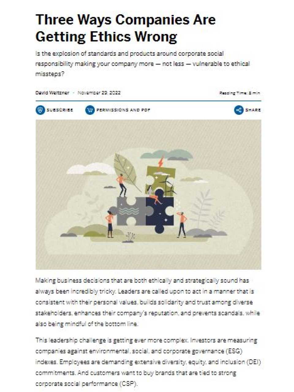 Three ways companies are getting ethics wrong