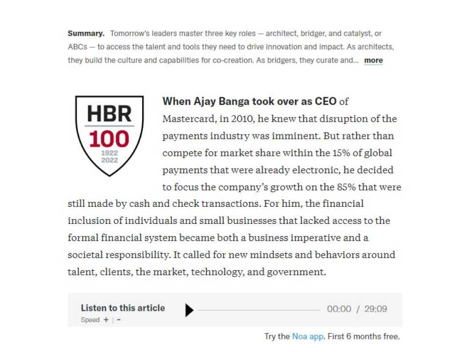 What makes a great leader?