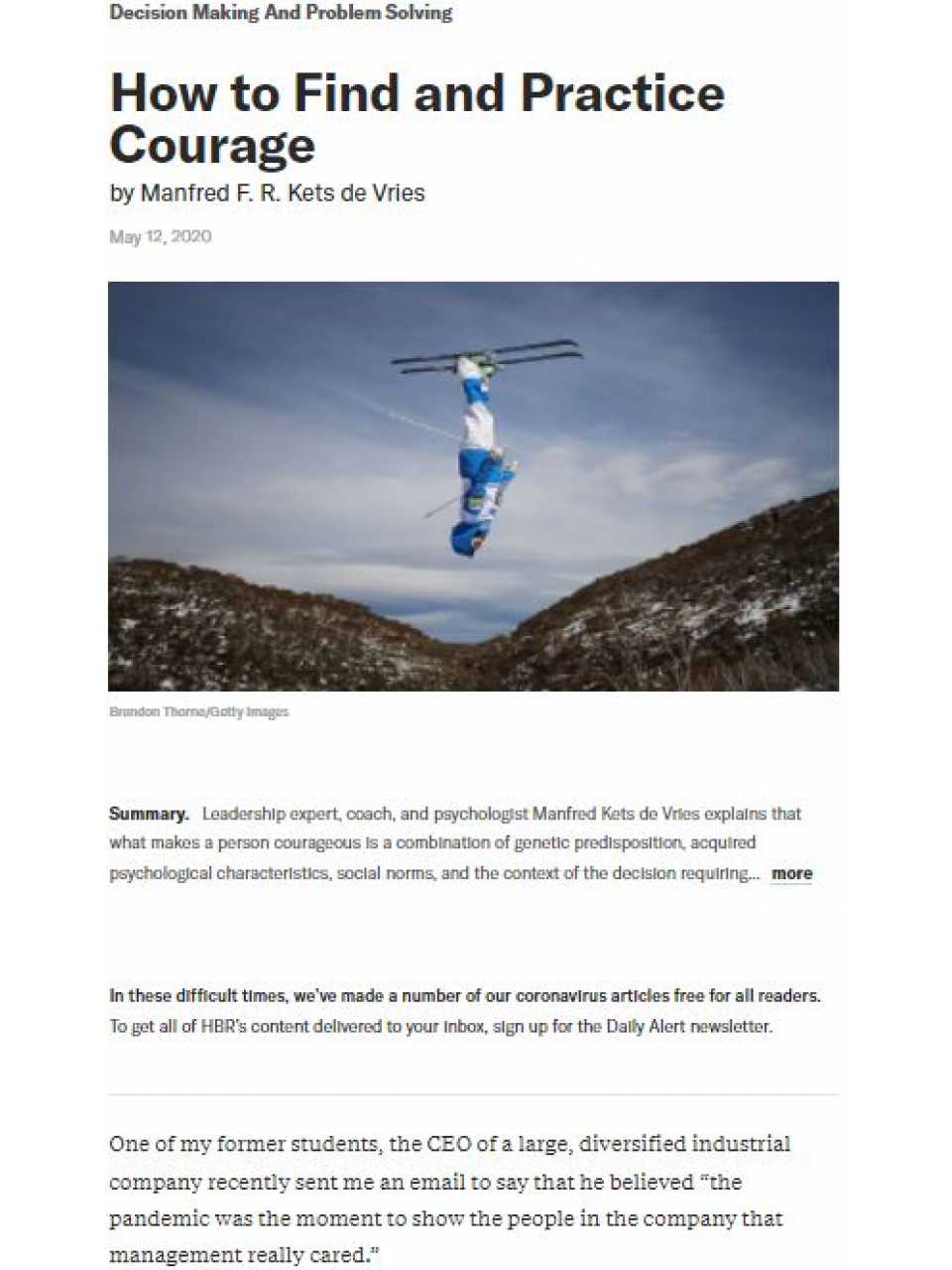 How to Find and Practice Courage