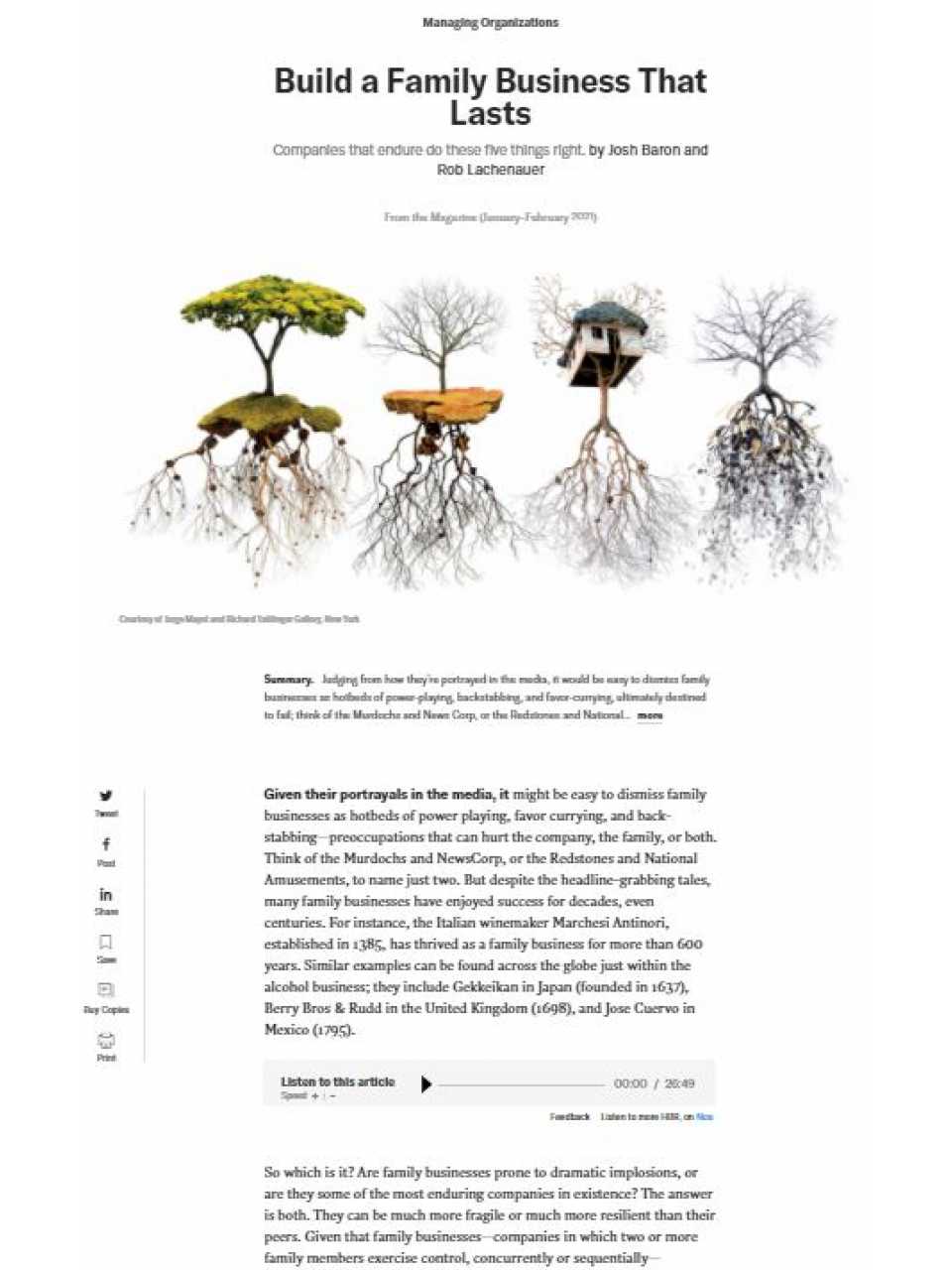 Build a family business that lasts