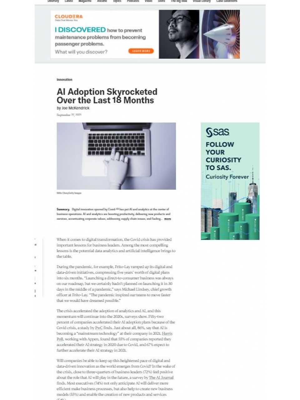 AI adoption skyrocketed over the last 18 months