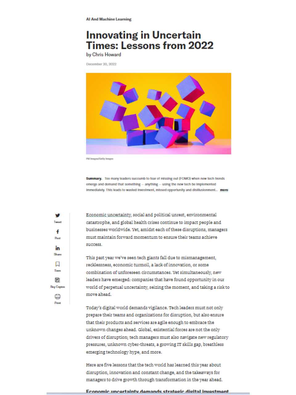 <cite></cite><data><small>IN PRESENZA<br></small></data>
Visione e capacità di anticipare il futuro: la ricetta di Sergio Dompé, fra leadership e il biotech
