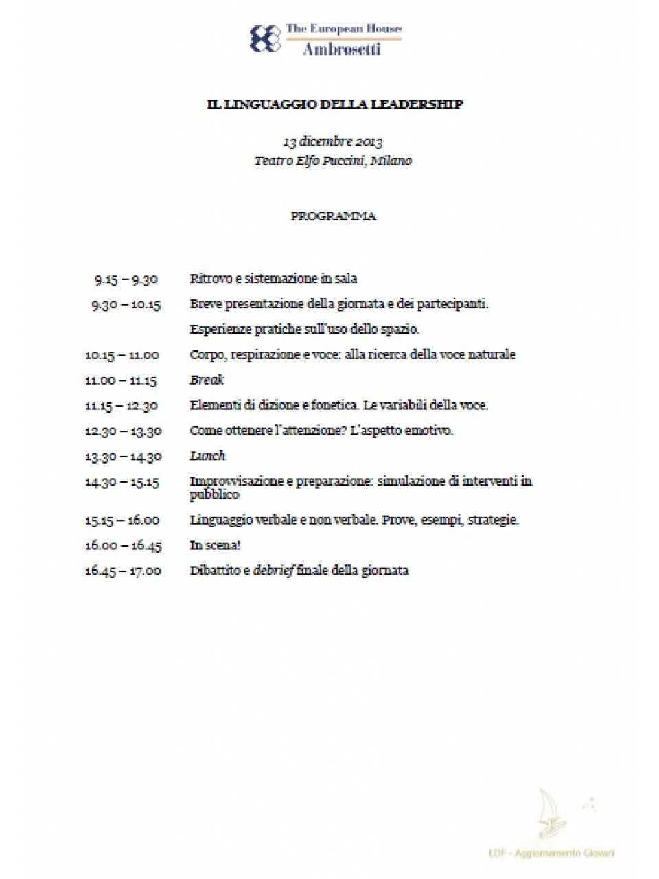 Programma