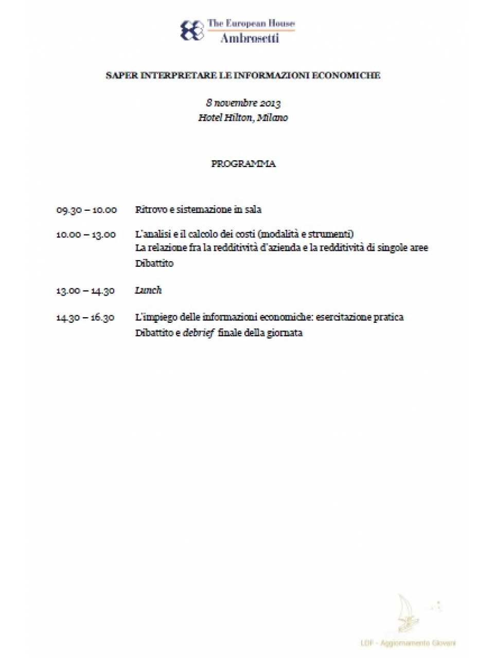 Programma