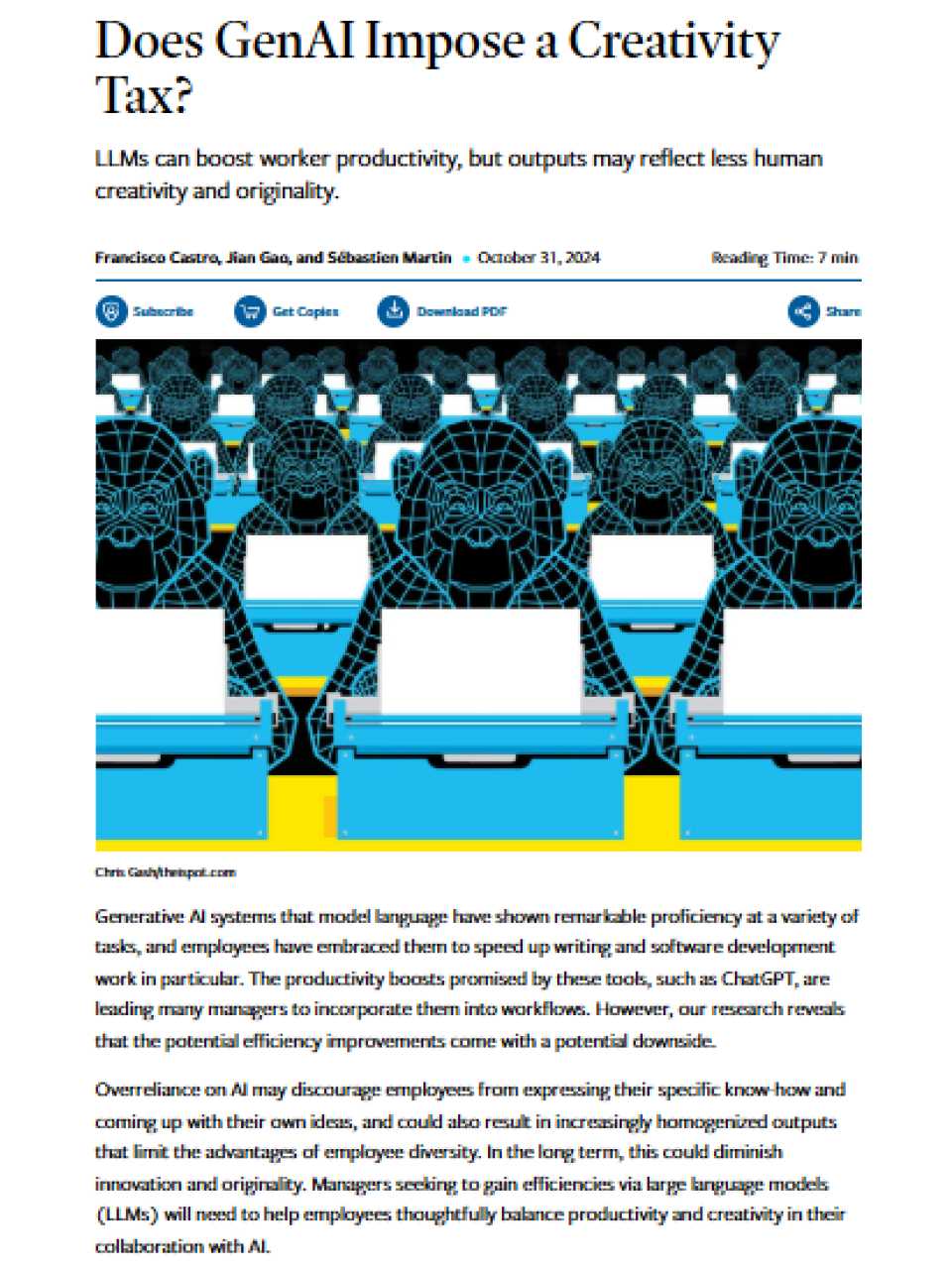 TEHA LIVEVIA WEB
“The creativity code”: how AI is redefining innovative thinking