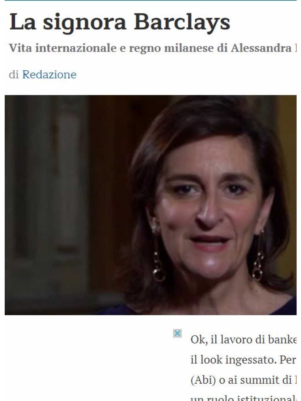 La Signora Barclays