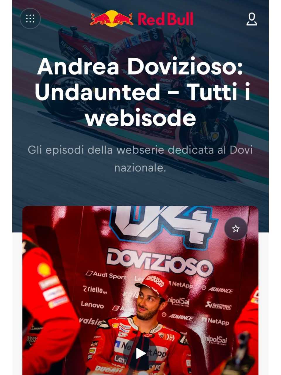VIA WEB
Essere un campione “normale”, in equilibrio fra coraggio e paura, ragione e istinto: incontro con Andrea Dovizioso